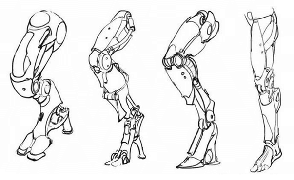 Robotic Leg Schematic